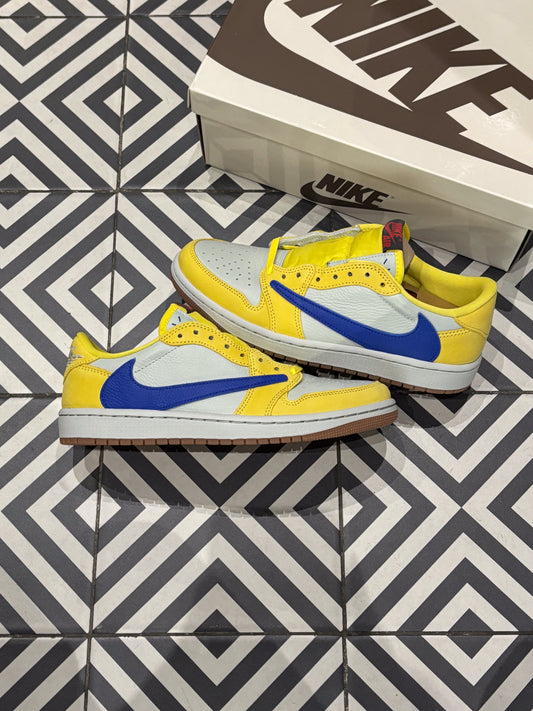 Jordan 1 Low Travis Scott Canary Yellow (40)