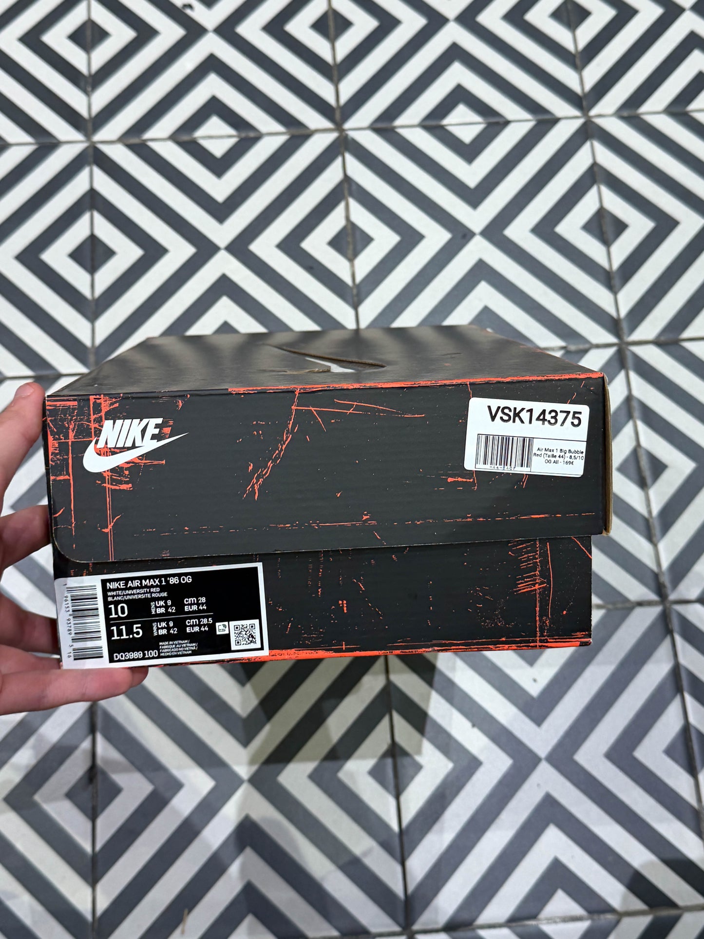 Air Max 1 Big Bubble Red (Taille 44)