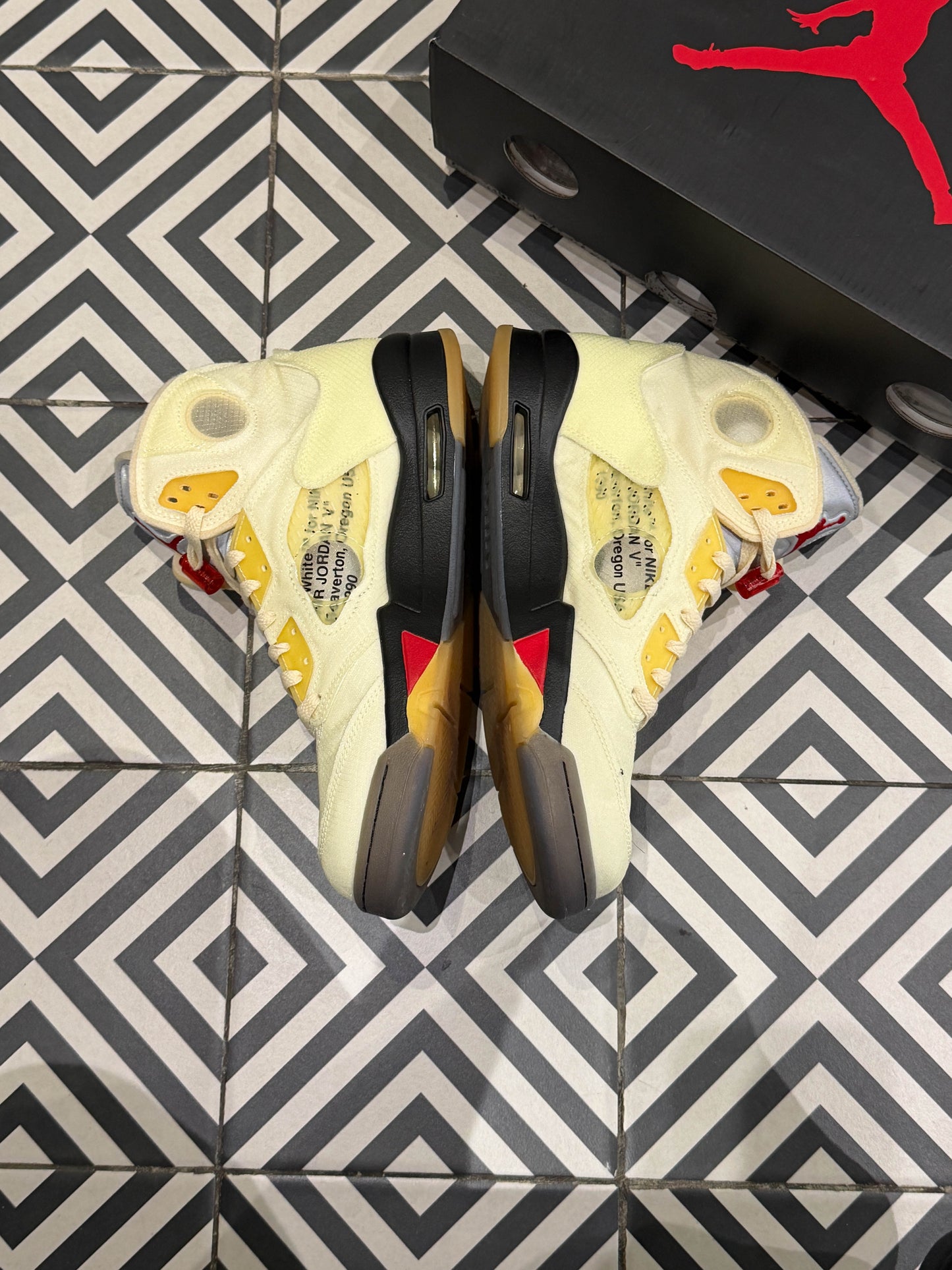 Jordan 5 Off-White Sail (Taille 45)