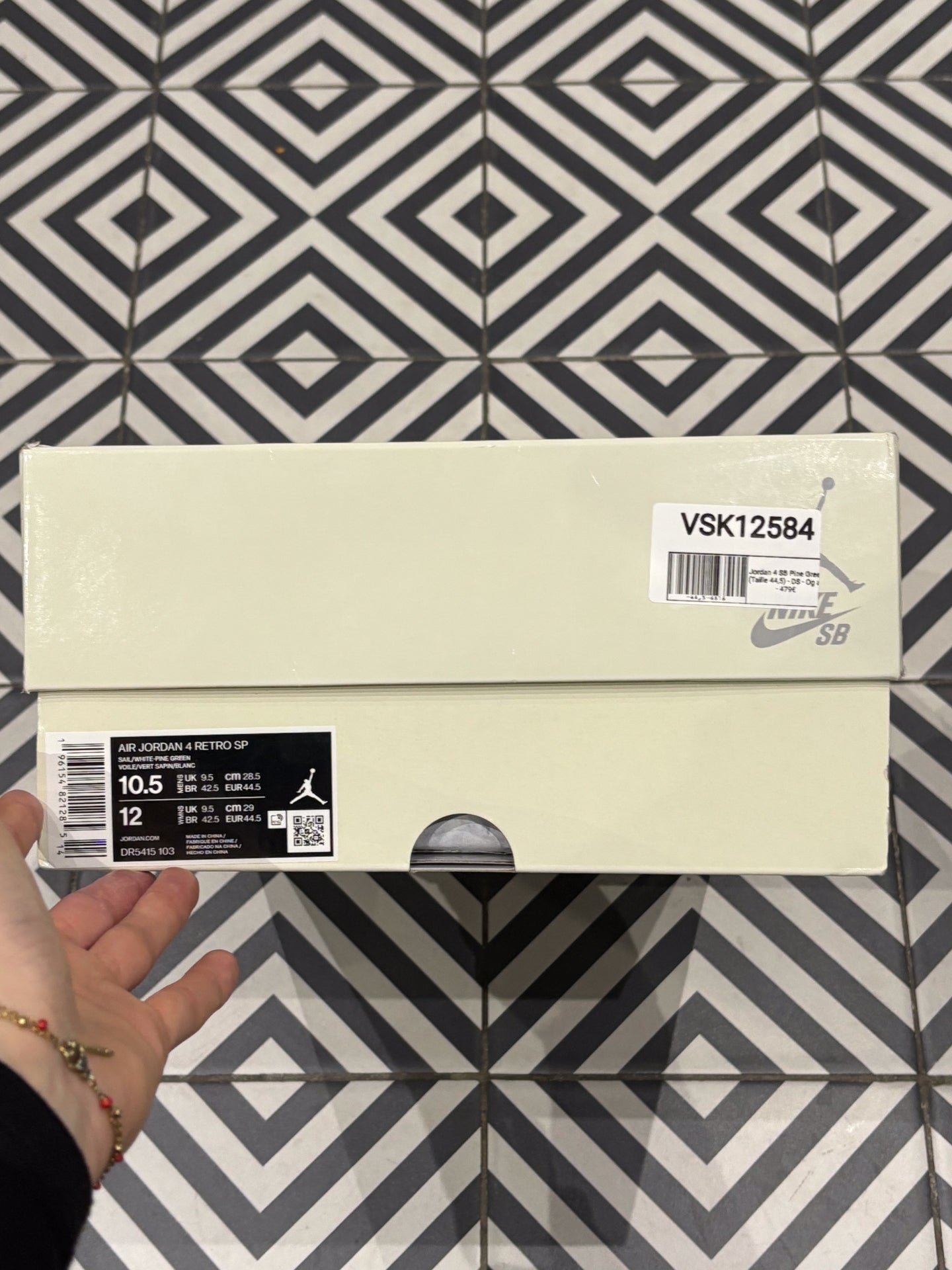 Jordan 4 SB Pine Green (Taille 44,5)