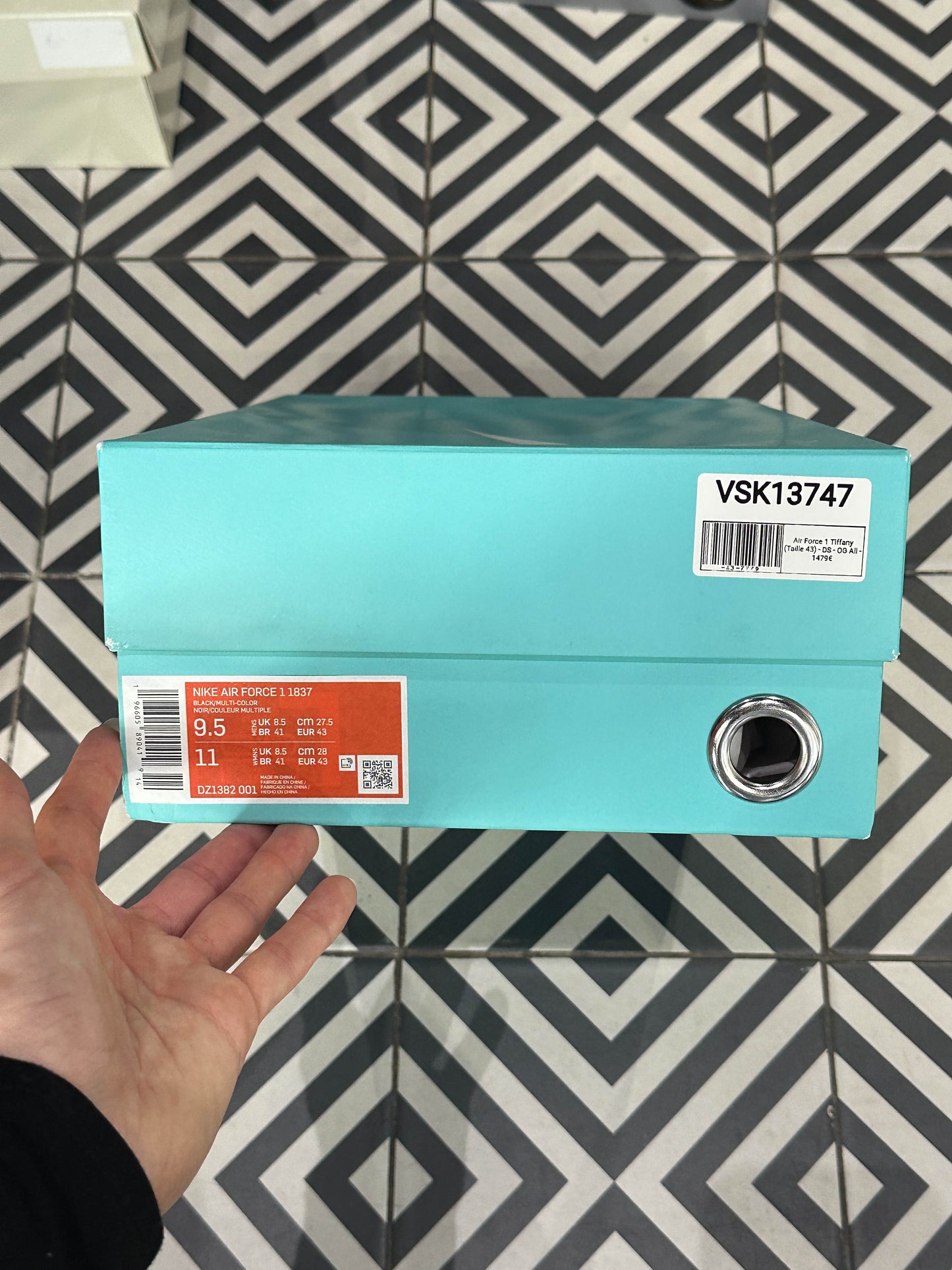 Air Force 1 Tiffany (Taille 43)