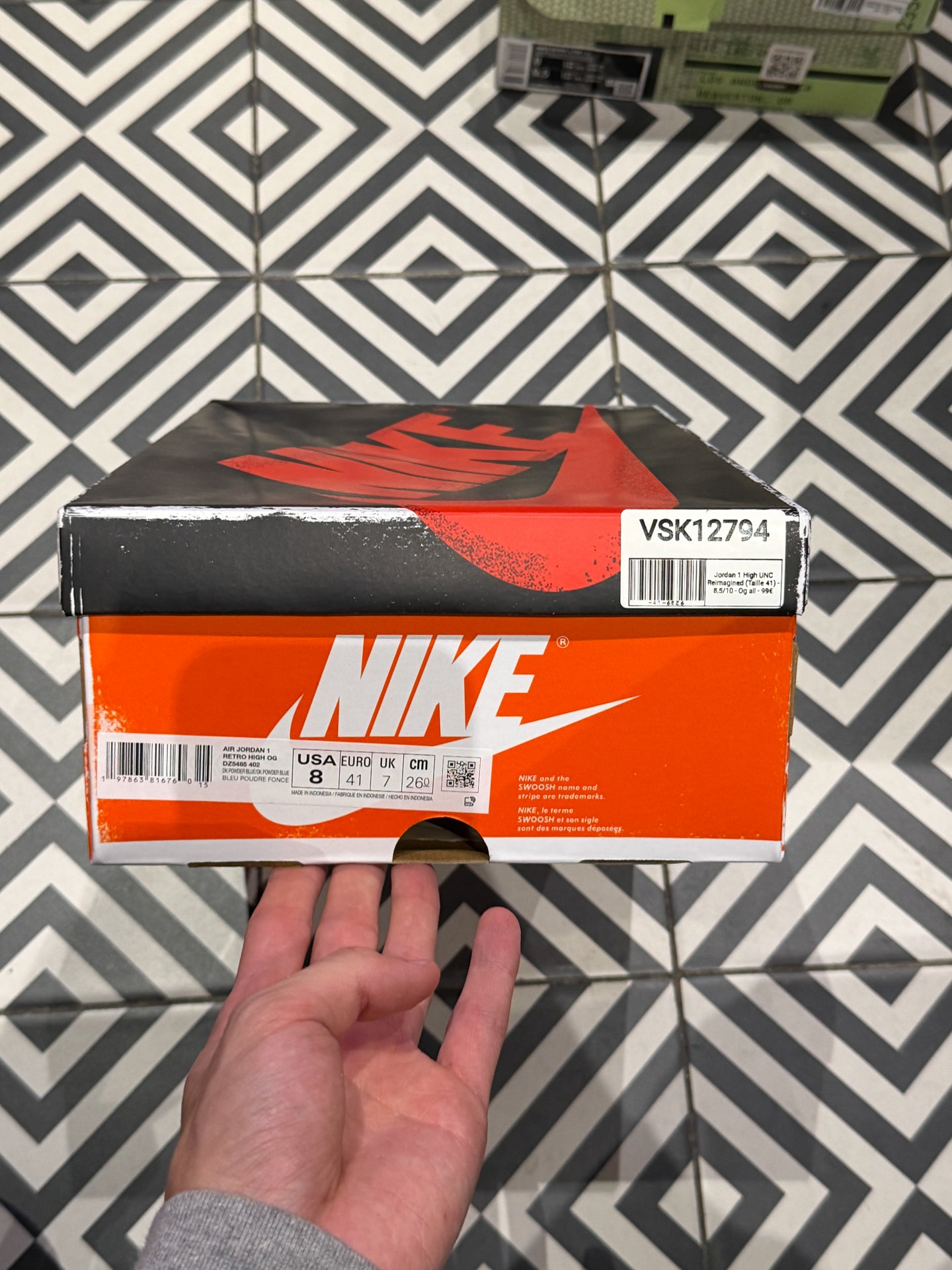 Jordan 1 High UNC Reimagined (Taille 41)