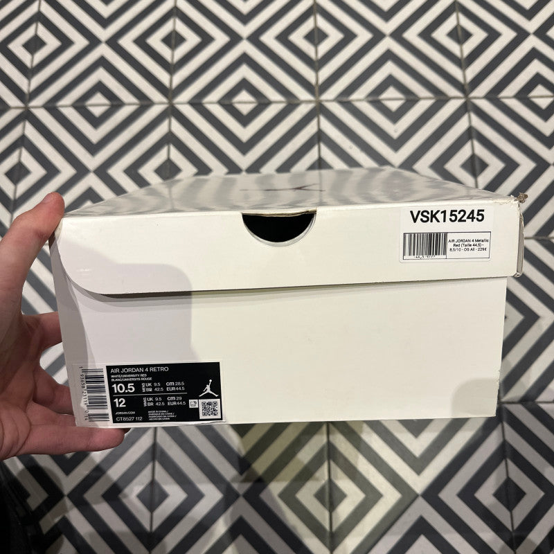AIR JORDAN 4 Metallic Red (Taille 44,5)