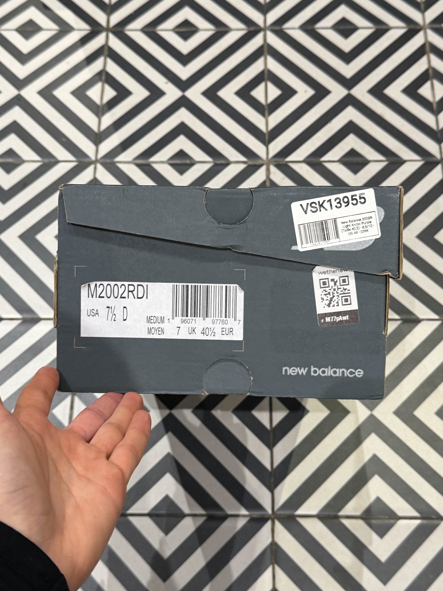 New Balance 2002R Light Arctic Purple (Taille 40,5)