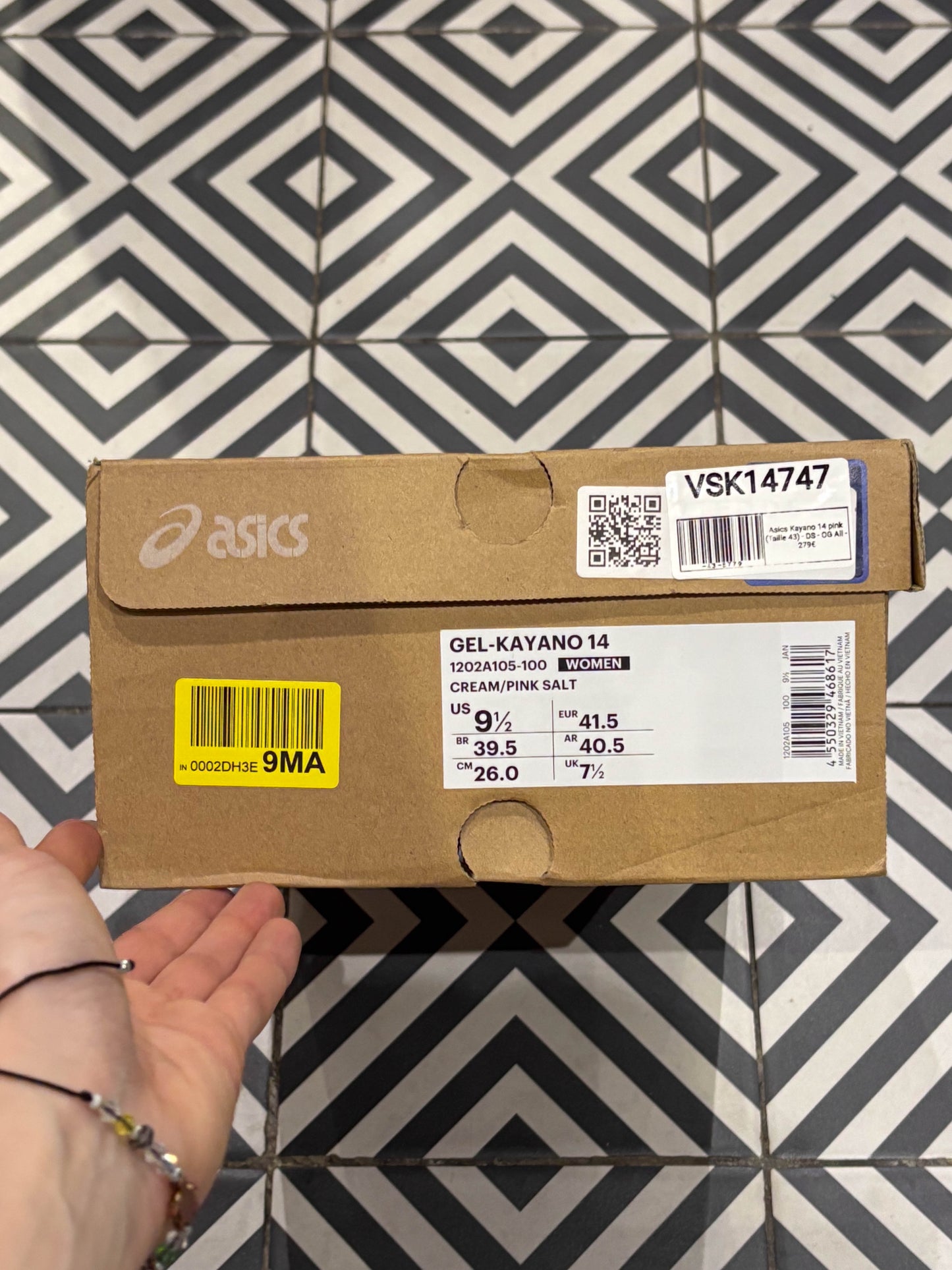 Asics Kayano 14 pink (Taille 43)