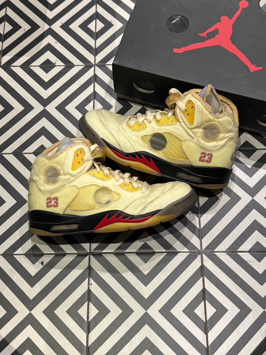 Jordan 5 Off-White Sail (Taille 44)