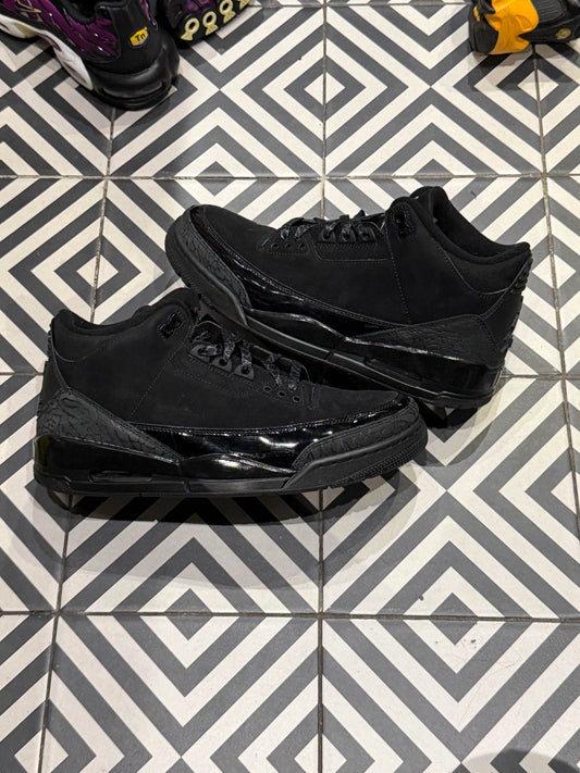 Jordan 3 Black Cat (Taille 44)