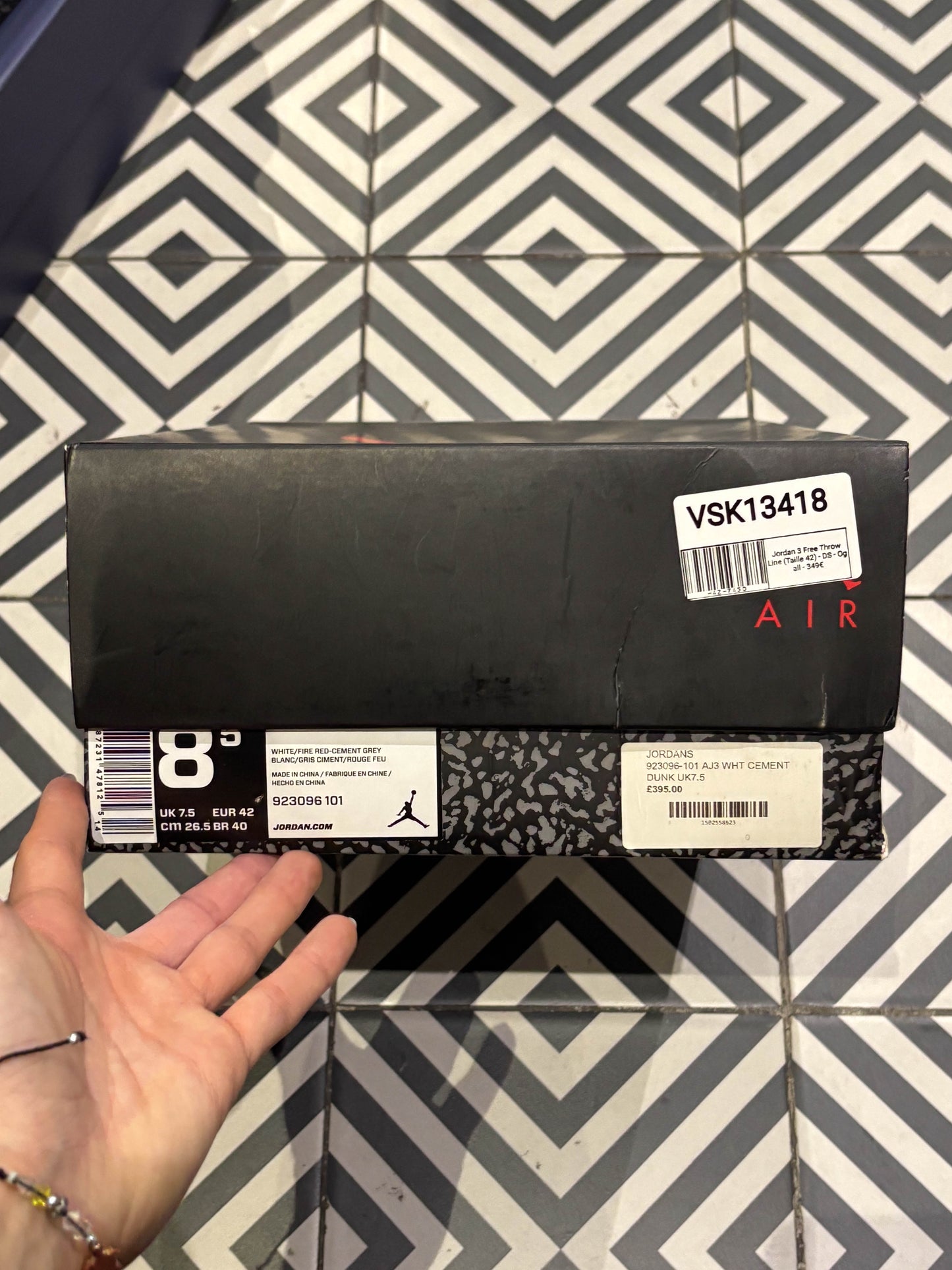 Jordan 3 Free Throw Line (Taille 42)