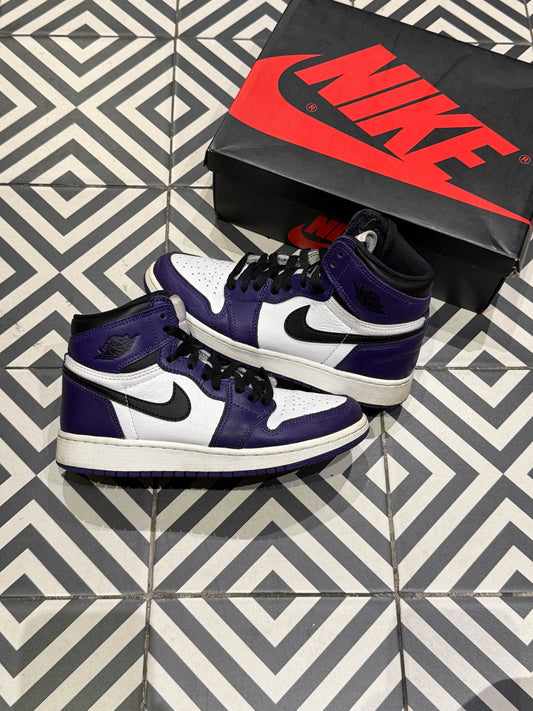 Jordan 1 High Court Purple GS (Taille 37,5)
