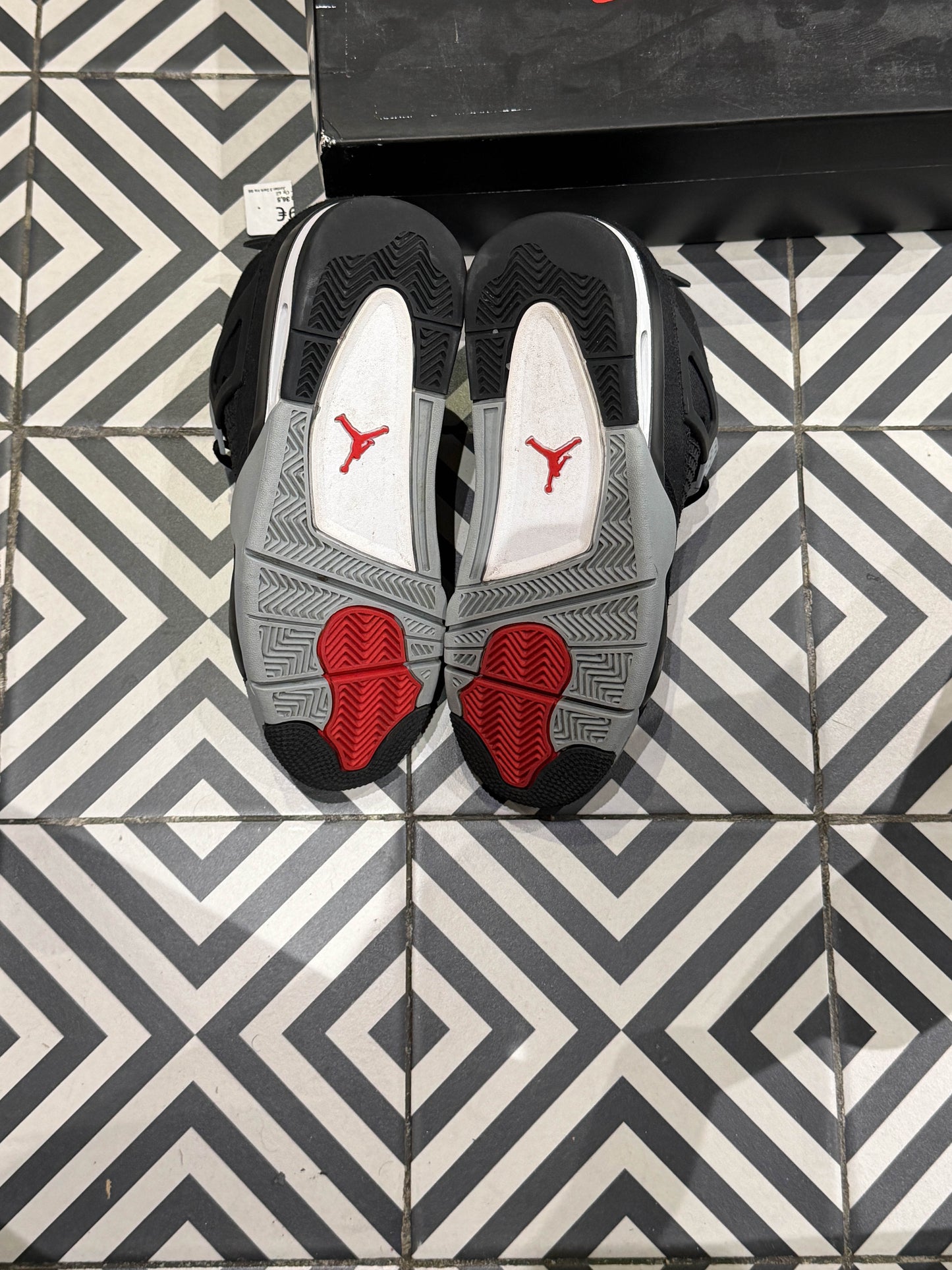 Jordan 4 Black Canvas (Taille 40)