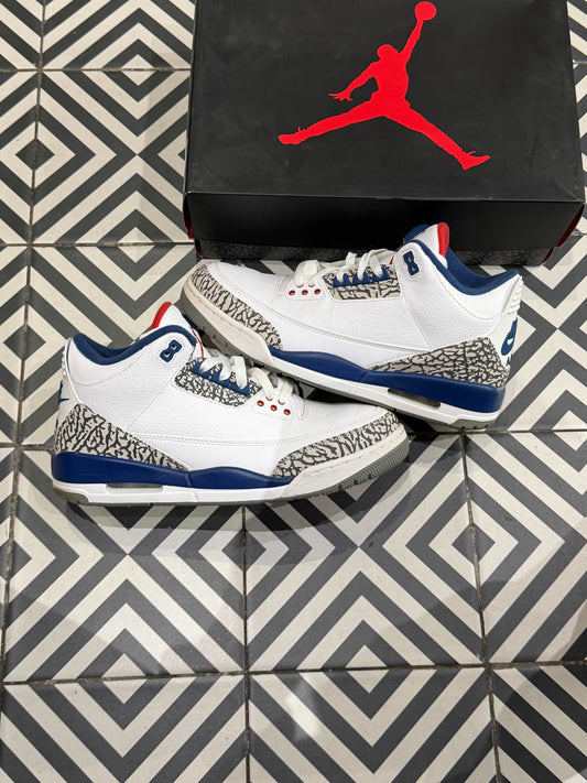 Jordan 3 True Blue (Taille 44)