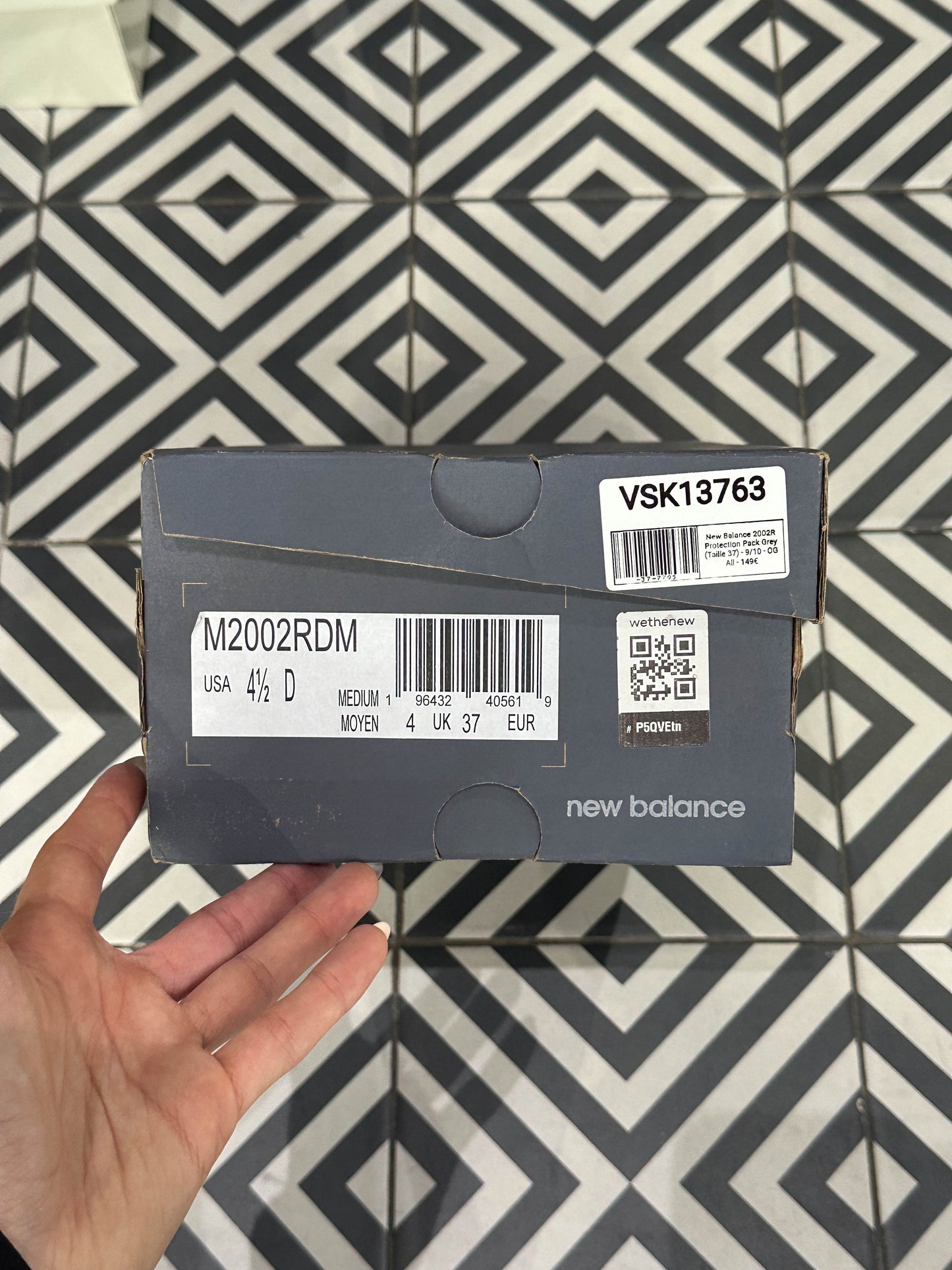 New Balance 2002R Protection Pack Grey (Taille 37)