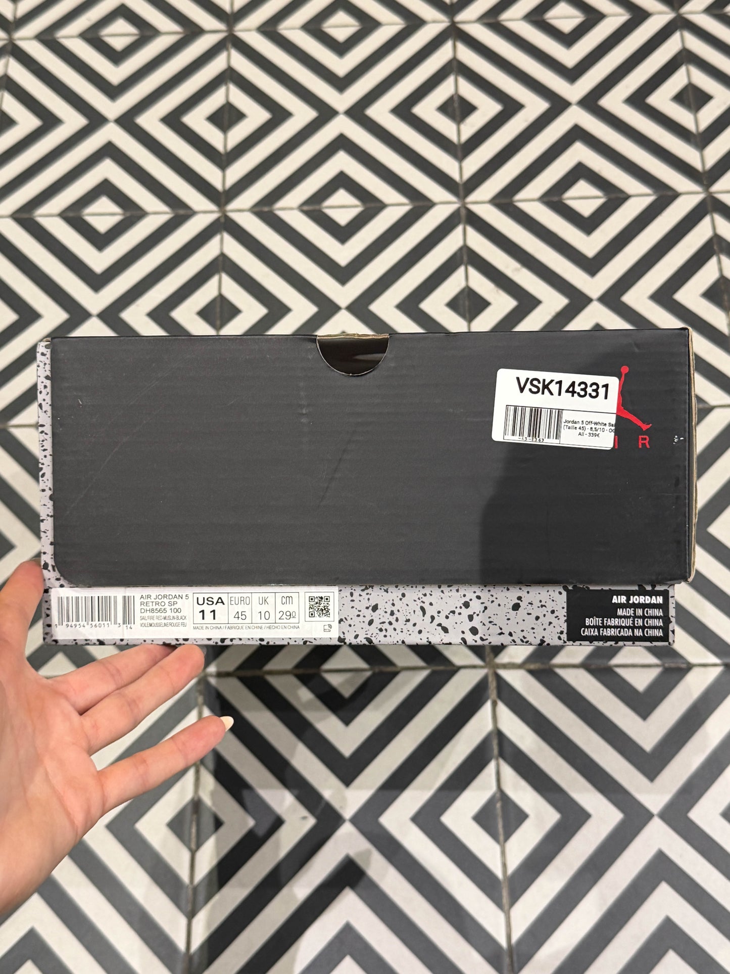 Jordan 5 Off-White Sail (Taille 45)